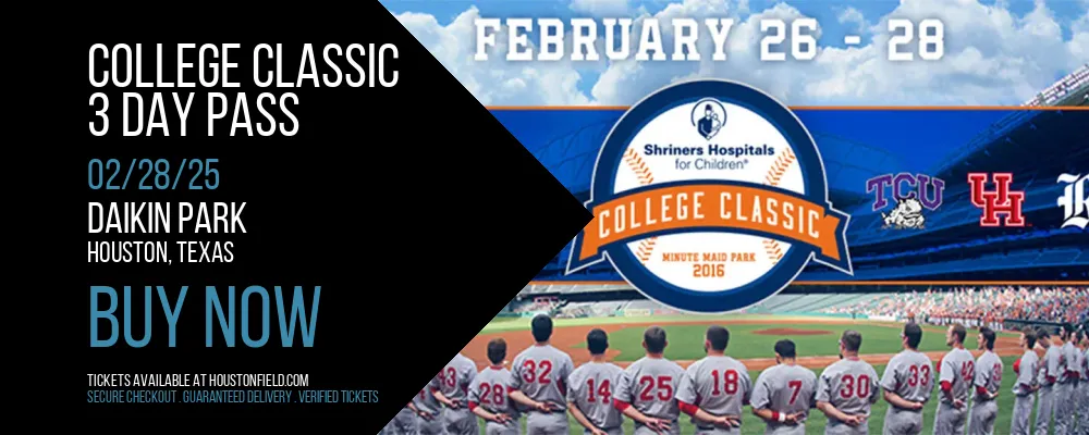 College Classic - 3 Day Pass at Daikin Park